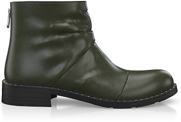 Wrinkled Ankle Boots 5563