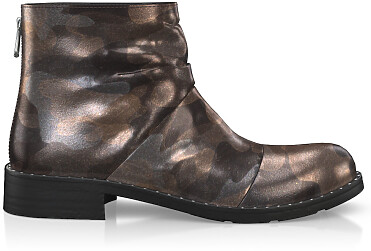 Wrinkled Ankle Boots 5809