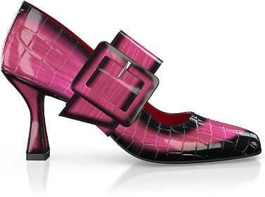 Women`s Luxury Block Heel Shoes 44901