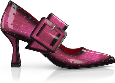 Women`s Luxury Block Heel Shoes 44925