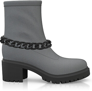 Platform Sock Ankle Boots 46925