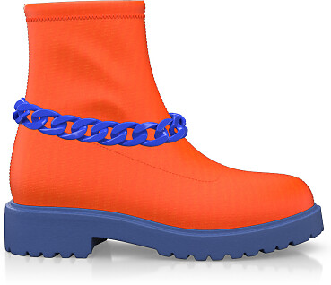Platform Sock Ankle Boots 46928