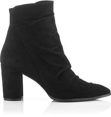 Heeled Ankle Boots Viviana Suede Black