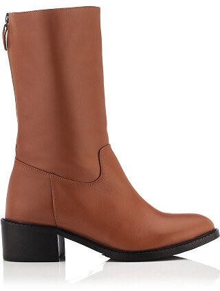 Casual Ankle Boots Irene Cognac
