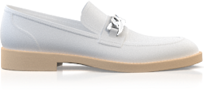 Woman`s Luxury Chain Loafers