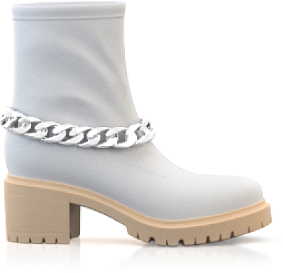 Platform Sock Ankle Boots