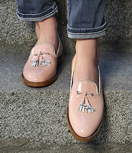 Baby Pink Slip-on Shoes