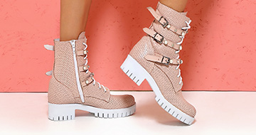 SUMMER LACE-UP ANKLE BOOTS